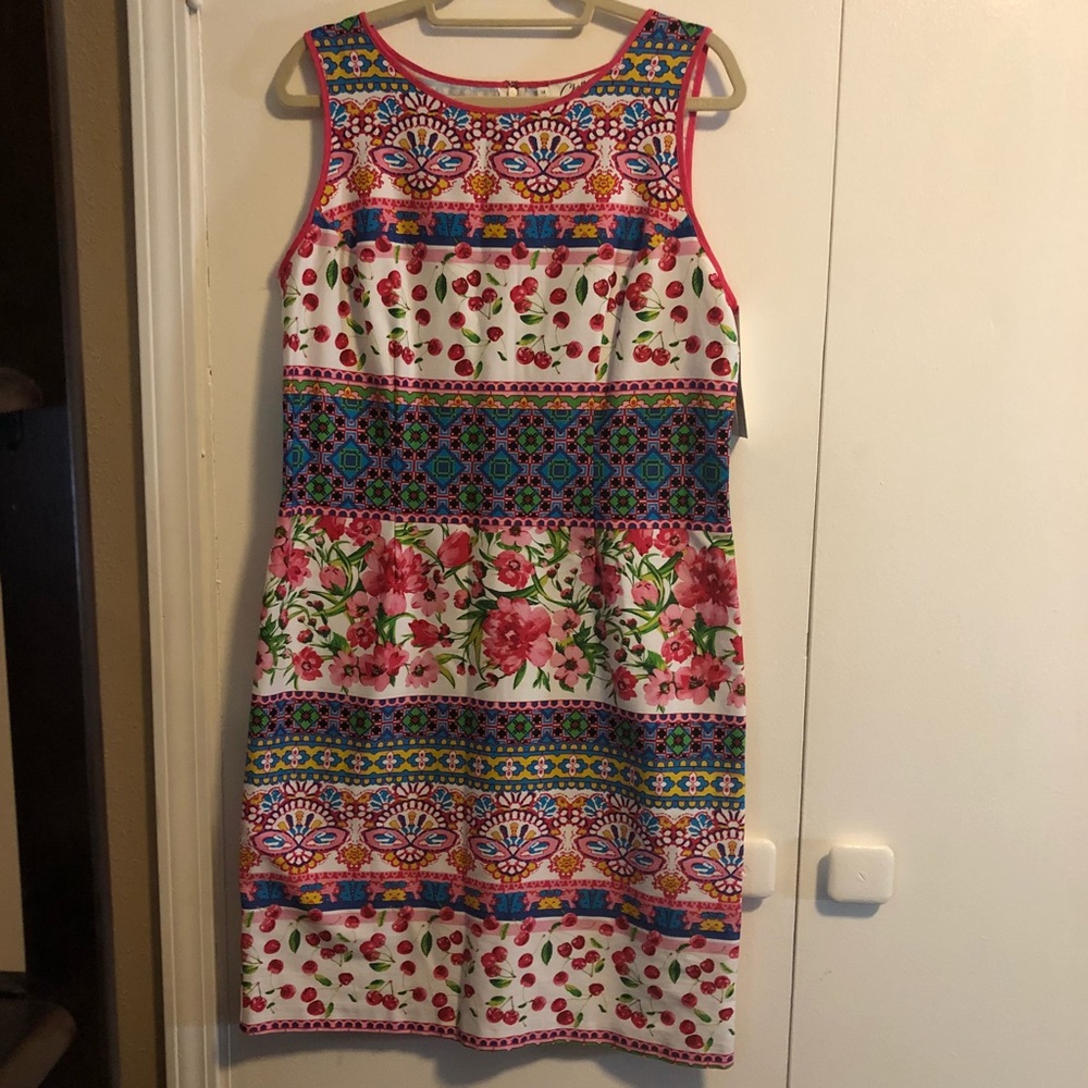 Chetta B Muti Print Dress